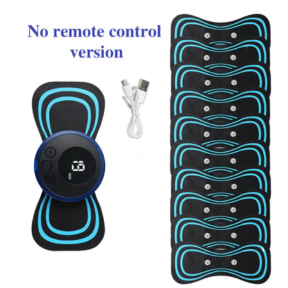 Portable EMS Electric Neck Massager, Neck Stretcher for Cervical Muscle Pain Relief and Shoulder Relaxation Massage Patch