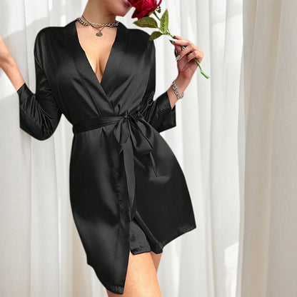 Robe romantique à bretelles pour femmes, vêtements de nuit Sexy et confortables, couleur unie, parfaits pour rendez-vous, nuit et vêtements de détente, pyjama
