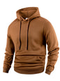 Sweat à capuche à manches longues PVD pour hommes et femmes, pull polyvalent, streetwear décontracté, monochrome, automne, printemps