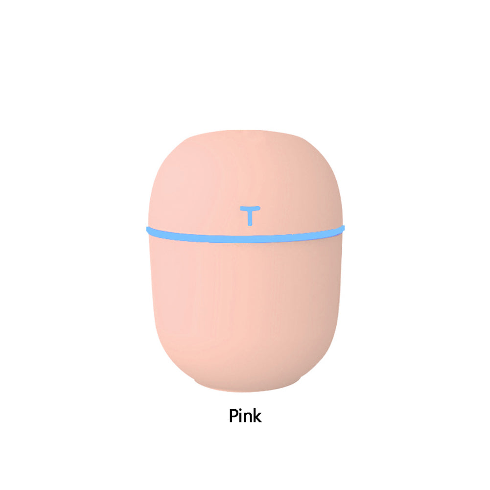 Mini Humidificateur Ultrasonique 220ml — Veilleuse LED, 2 Modes de Brume & Arrêt Auto 3,5h