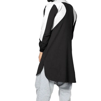 Sweat Zippé Homme Col Rond — Coupe Large, Manches Longues | Printemps-Automne