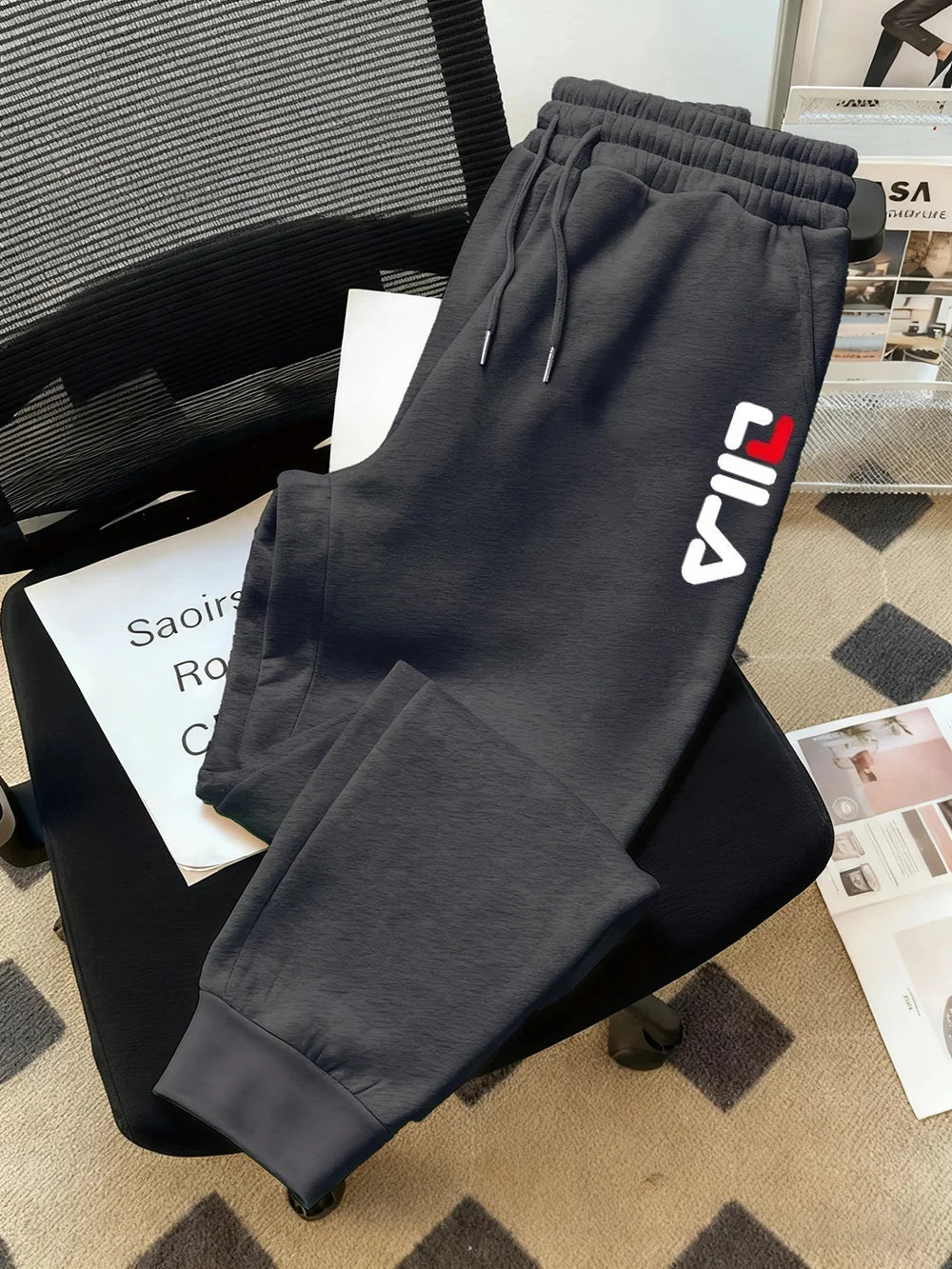 Pantalon de jogging pour homme, coupe ajustée, décontracté, pour la gym et le fitness, pantalon de sport de marque, automne-hiver, vêtements de sport pour homme