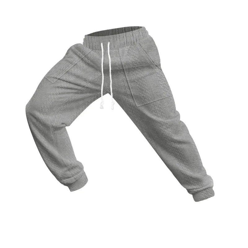 Pantalon de Jogging Homme Couleur Unie — Style Américain | Coupe Ample | Cordon de Serrage | Poches | 5 Coloris | S–XXXL