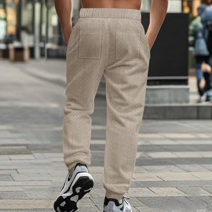 Pantalon Jogging Homme — Coupe Ample | Ceinture Élastique & Cordon | Poches | Casual | 5 Coloris | S à XXXL