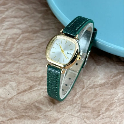 Montre Femme Quartz Petit Cadran zkceenier SN250233 — Bracelet Cuir, Style Mode Étudiant, 6 Coloris