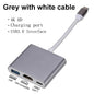 Adaptateur Hub USB-C 3 en 1 — HDMI 4K, USB 3.0 5Gbps, Charge USB-C | TechNova X