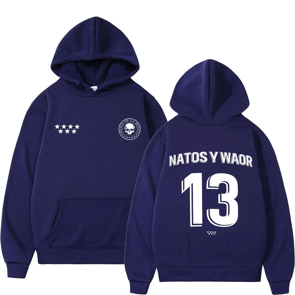 Sweat à Capuche Hip-Hop Streetwear Unisexe — Motif Imprimé | Style Gothique & Punk | Ample | 10 Coloris | S à XXXL