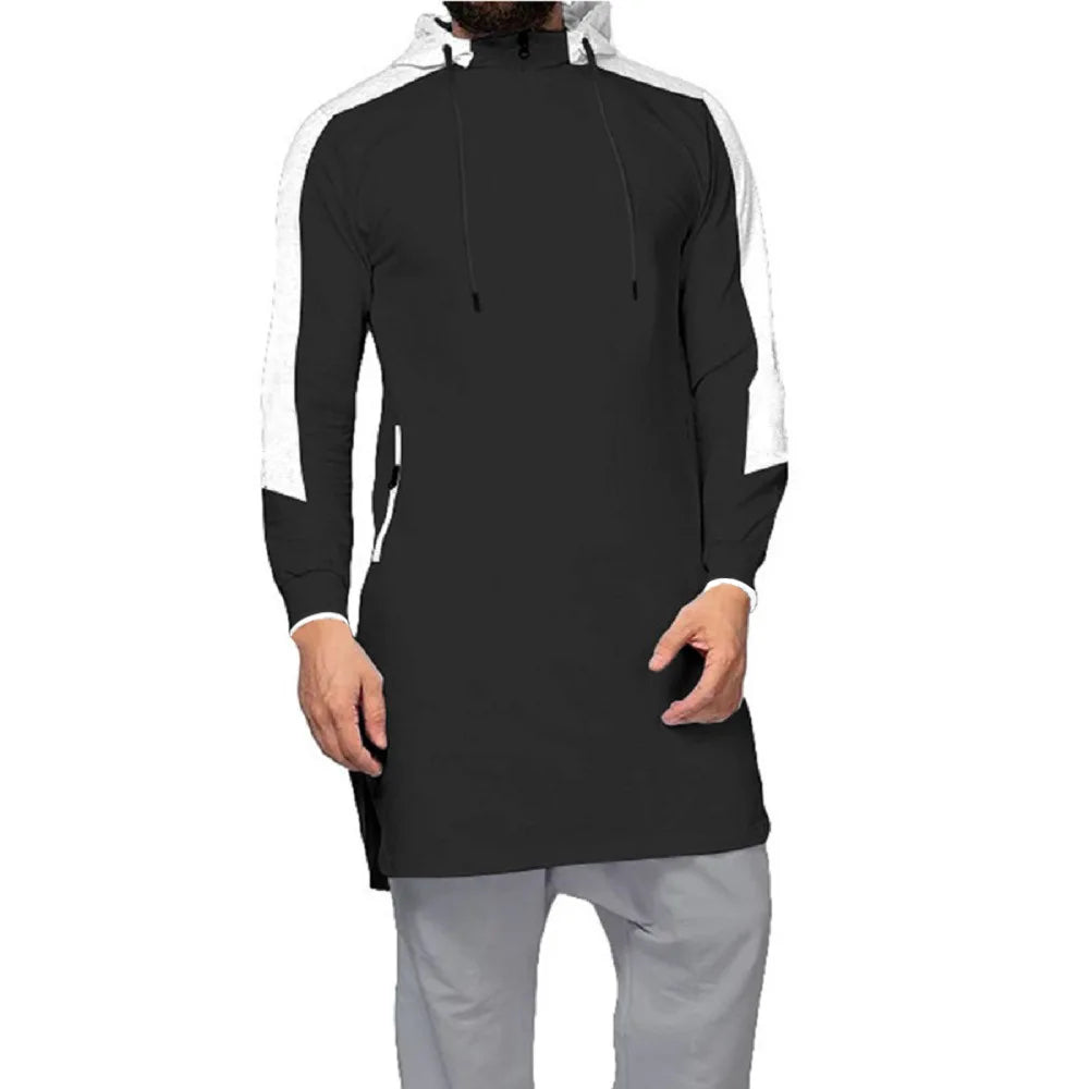 Sweat Zippé Homme Col Rond — Coupe Large, Manches Longues | Printemps-Automne