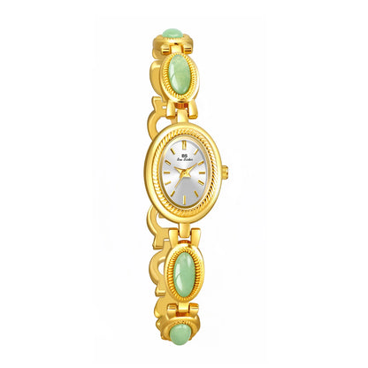 Montre Quartz Femme Bracelet Élégant — Boîtier Ovale 24 mm, Acier Inoxydable, Verre Hardlex, 3 ATM, 16 Coloris | TechNova X