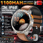 Smartwatch GUHUAVMI HT33 — AMOLED Saphir 1,7", Batterie 1100mAh, 100+ Sports, IP68