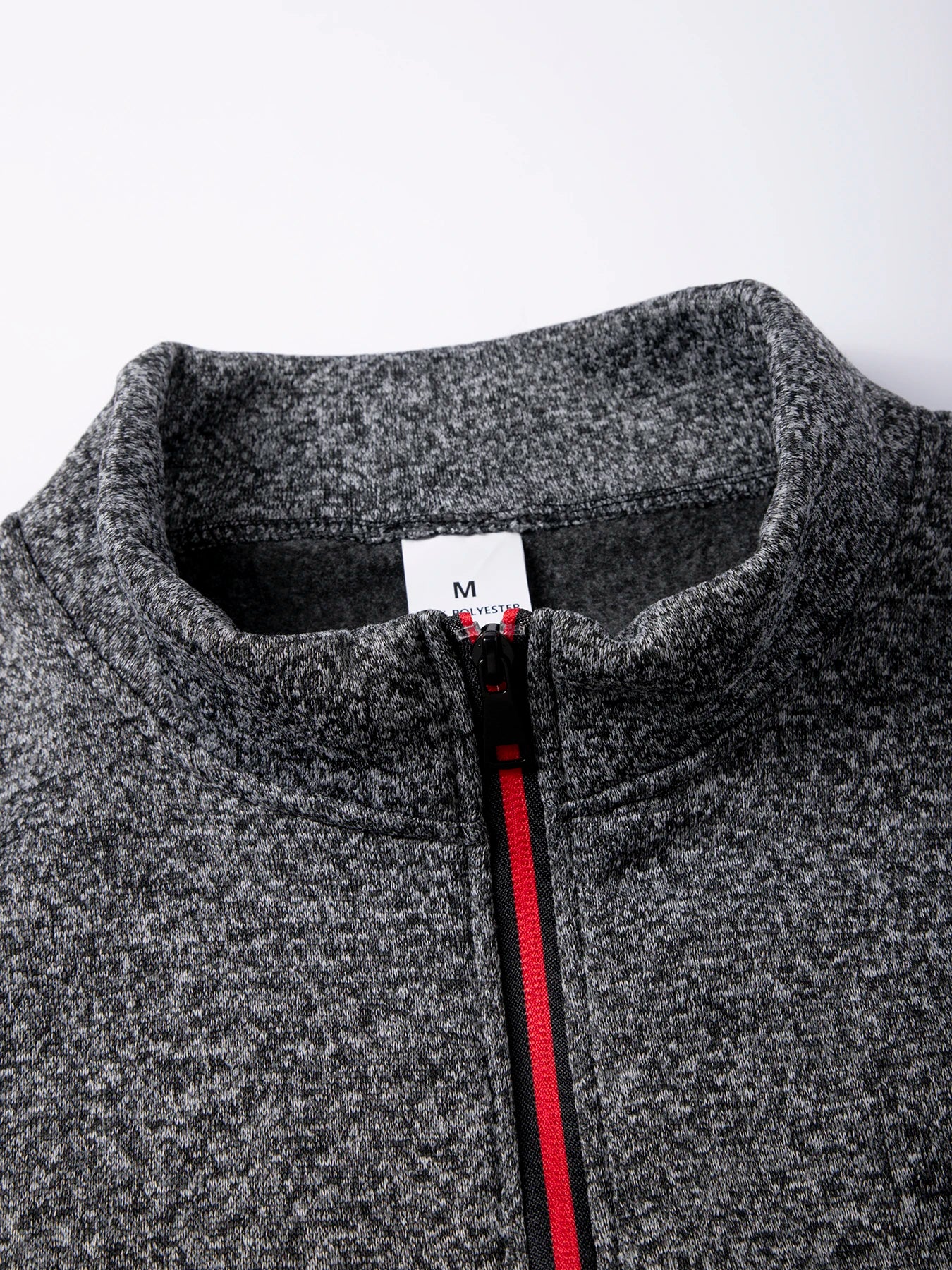 Pull à col roulé avec fermeture éclair pour homme, sweat-shirt d'extérieur, pull à demi-fermeture éclair, vêtements solides, PVD, printemps, automne