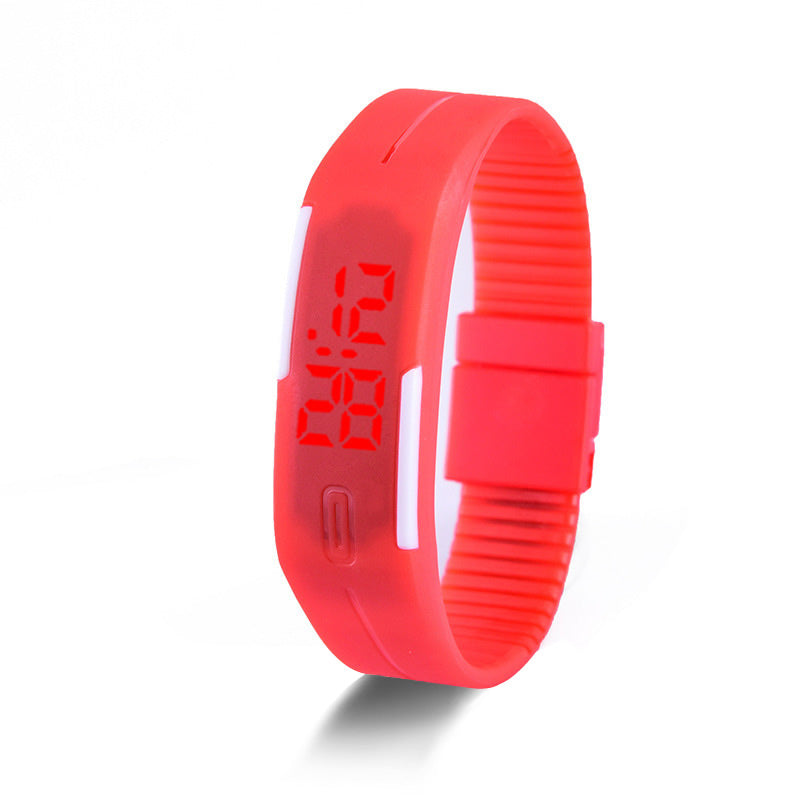 Montre Digitale LED MOONBIFFY DW4805 — Écran Tactile, Bracelet Silicone, Style Sport Unisexe