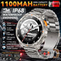 Smartwatch GUHUAVMI HT33 — AMOLED Saphir 1,7", Batterie 1100mAh, 100+ Sports, IP68