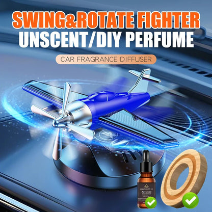 Nouveau désodorisant solaire pour voiture, hélicoptère, ornements de voiture, accessoires de décoration, hélice rotative, diffuseur de parfum aromatisant automatique