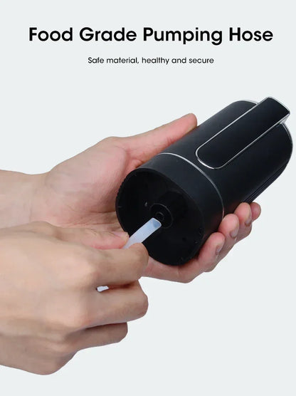 Pompe à Eau Électrique Pliable Rechargeable USB — 1200mAh, Matériau Alimentaire & 1 Semaine d'Autonomie