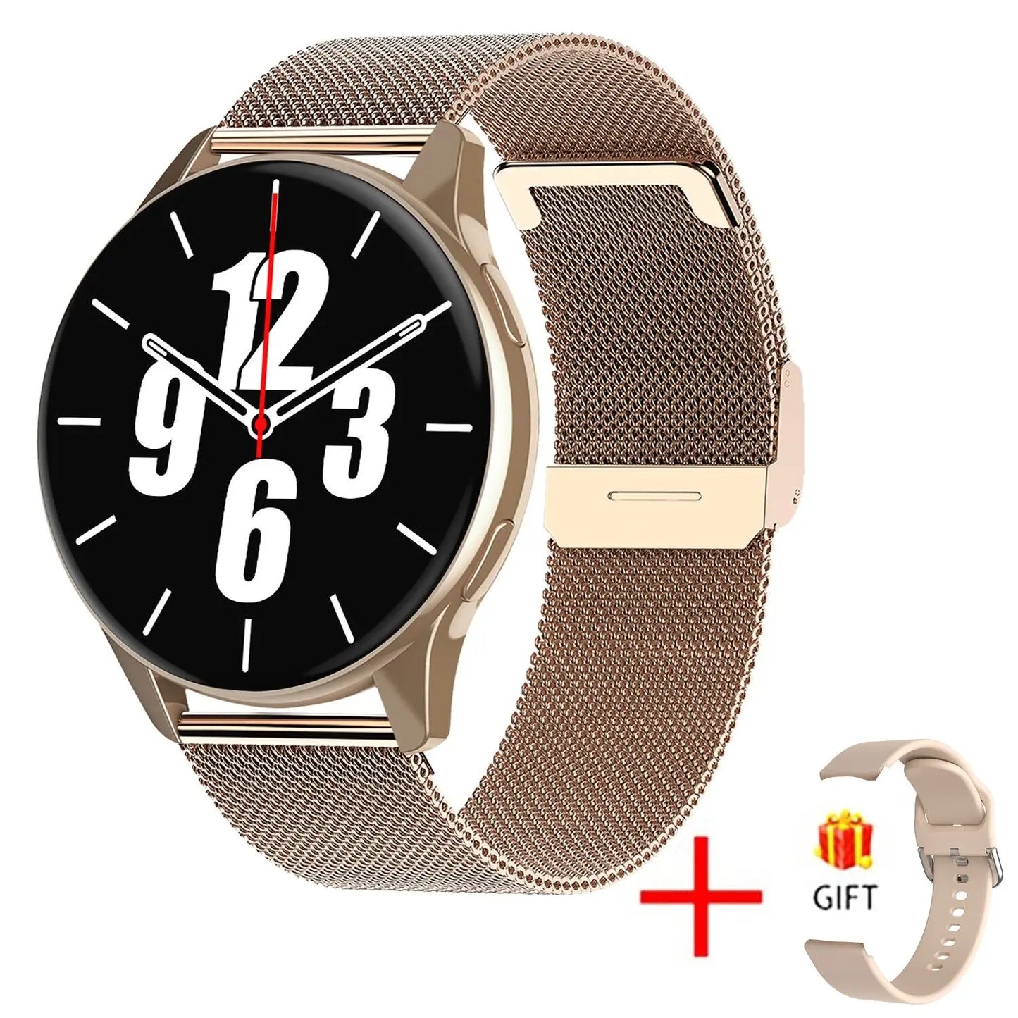 Smartwatch LIGE 0392 — Bluetooth 5.0, Appels, IP68, Charge Magnétique, Cadran Personnalisable