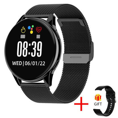 Smartwatch LIGE 0392 — Bluetooth 5.0, Appels, IP68, Charge Magnétique, Cadran Personnalisable