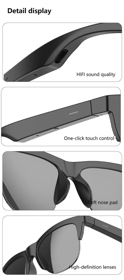 Lenovo Sport HIFI Glasses — Bluetooth, UV & Hands-Free