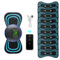 Portable EMS Electric Neck Massager, Neck Stretcher for Cervical Muscle Pain Relief and Shoulder Relaxation Massage Patch