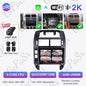 Autoradio Android 16 pour Volkswagen VW Polo MK4 6Q 9N 9N3 2004-2009 Lecteur multimédia Stéréo auto WiFi Navigation autoradio 4G