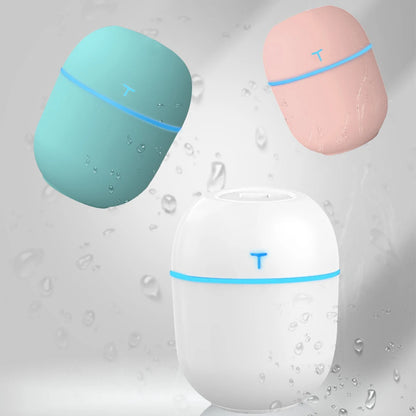Mini Humidificateur Ultrasonique 220ml — Veilleuse LED, 2 Modes de Brume & Arrêt Auto 3,5h
