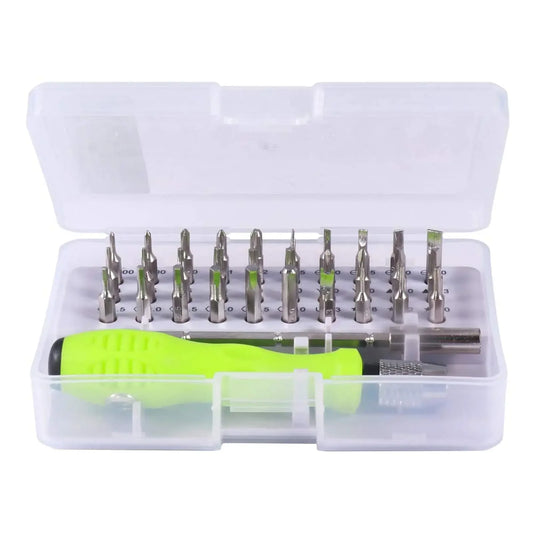 Kit Tournevis Précision 32-en-1 Galacok — 30 Embouts Magnétiques, Acier Chrome-Vanadium, Étui Compact