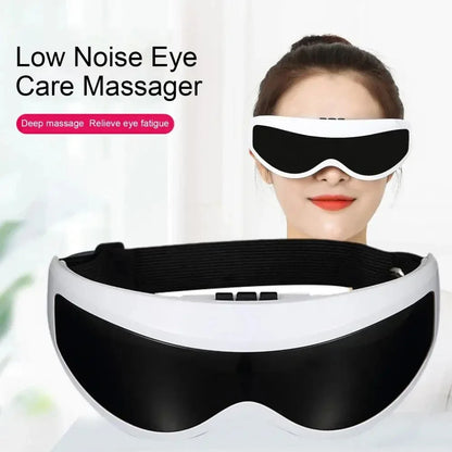 Electric Eye Massager, Eye Vision Improvement, Migraine, Forehead, Eye Care Glasses, Wireless Massage, Vibration, Health Care