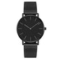 Montre Quartz Fashion TINUORA — Bracelet Acier Inox, Cadran 38mm, Style Luxe Casual, 17 Coloris