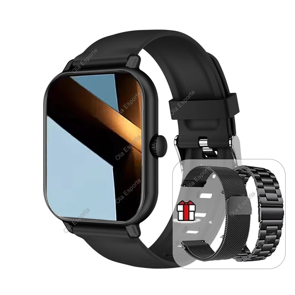 Montre Connectée 2026 Femme & Homme — Écran 2,01", Appels Bluetooth 5.0, Suivi Santé & Sport, 9 Coloris | TechNova X
