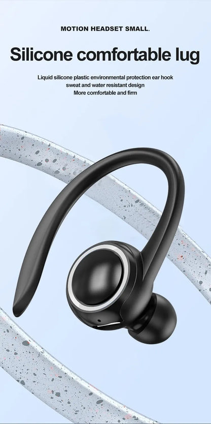 TWS Sport Earbuds — Ear Hook, HIFI & Noise Cancelling
