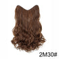 Extension Capillaire Synthétique Bouclée Forme V — 20 Pouces, 4 Clips, Fibre Haute Température, 7 Teintes | TechNova X