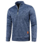 Pull Col Roulé Homme — Demi-Fermeture Éclair | Polyester Tricoté | Couleur Unie | Printemps Automne | 6 Coloris | M à 4XL