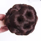 Chignon Bouclé Synthétique Clip-In AOSI Queen — Fibre Haute Température, Postiche Beignet Neuf Fleurs, 7 Couleurs | TechNova X