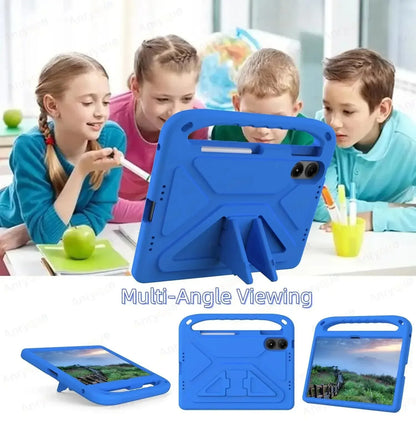 Étui pour tablette EVA pour enfants, pour Honor Pad 9 X8 X9A X8a X9 Pro 11 ''12.1" 2024 2025, support résistant aux chocs, non toxique, housse de poignée complète