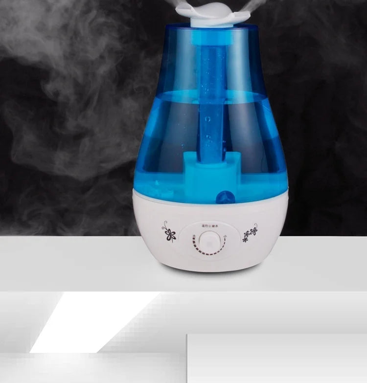 Humidificateur Ultrasonique 4L — Double Pulvérisation, Arrêt Auto & Contrôle Tactile