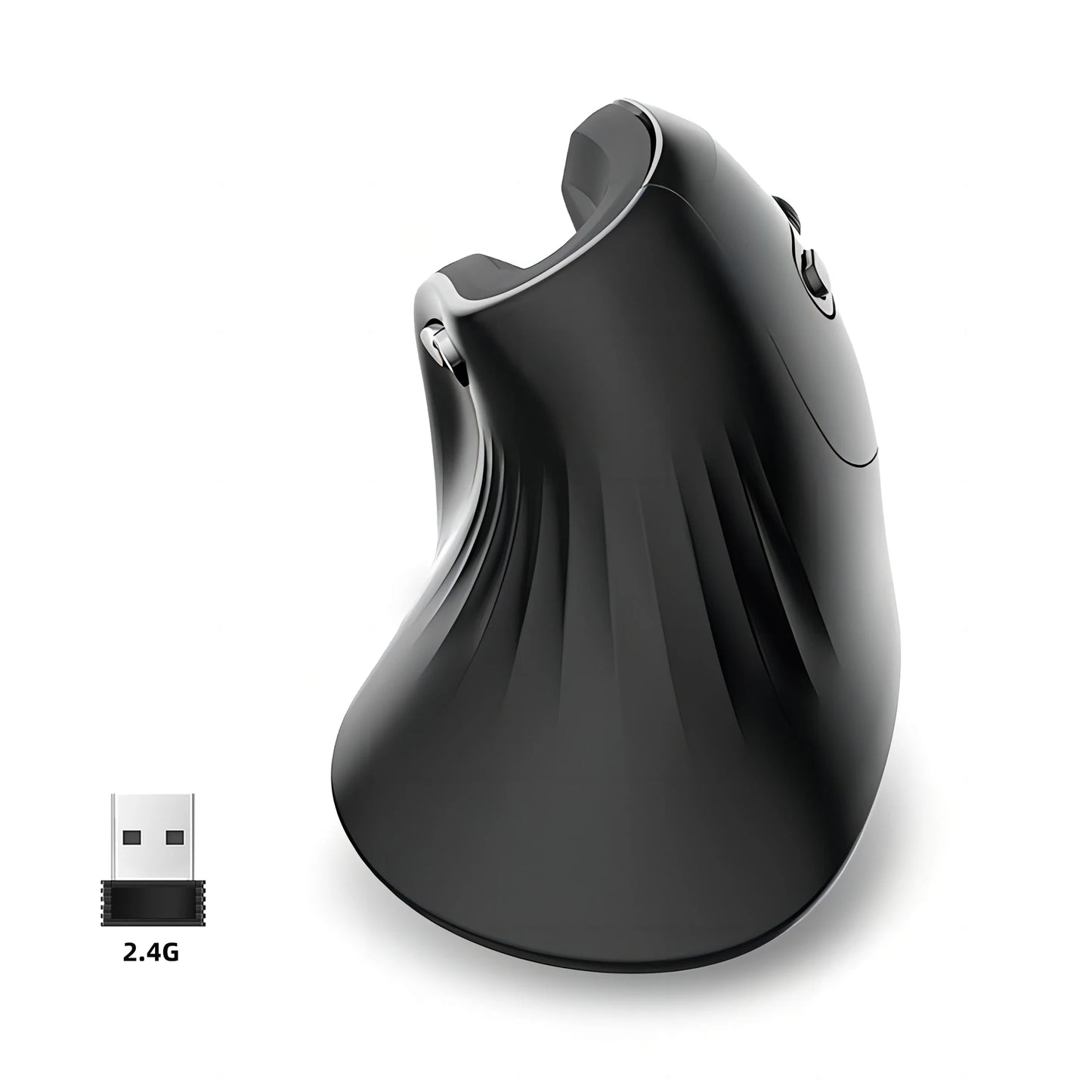 Souris Verticale Sans Fil T27 — Ergonomique, Silencieuse, 3200 DPI | TechNova X