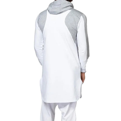 Sweat Zippé Homme Col Rond — Coupe Large, Manches Longues | Printemps-Automne