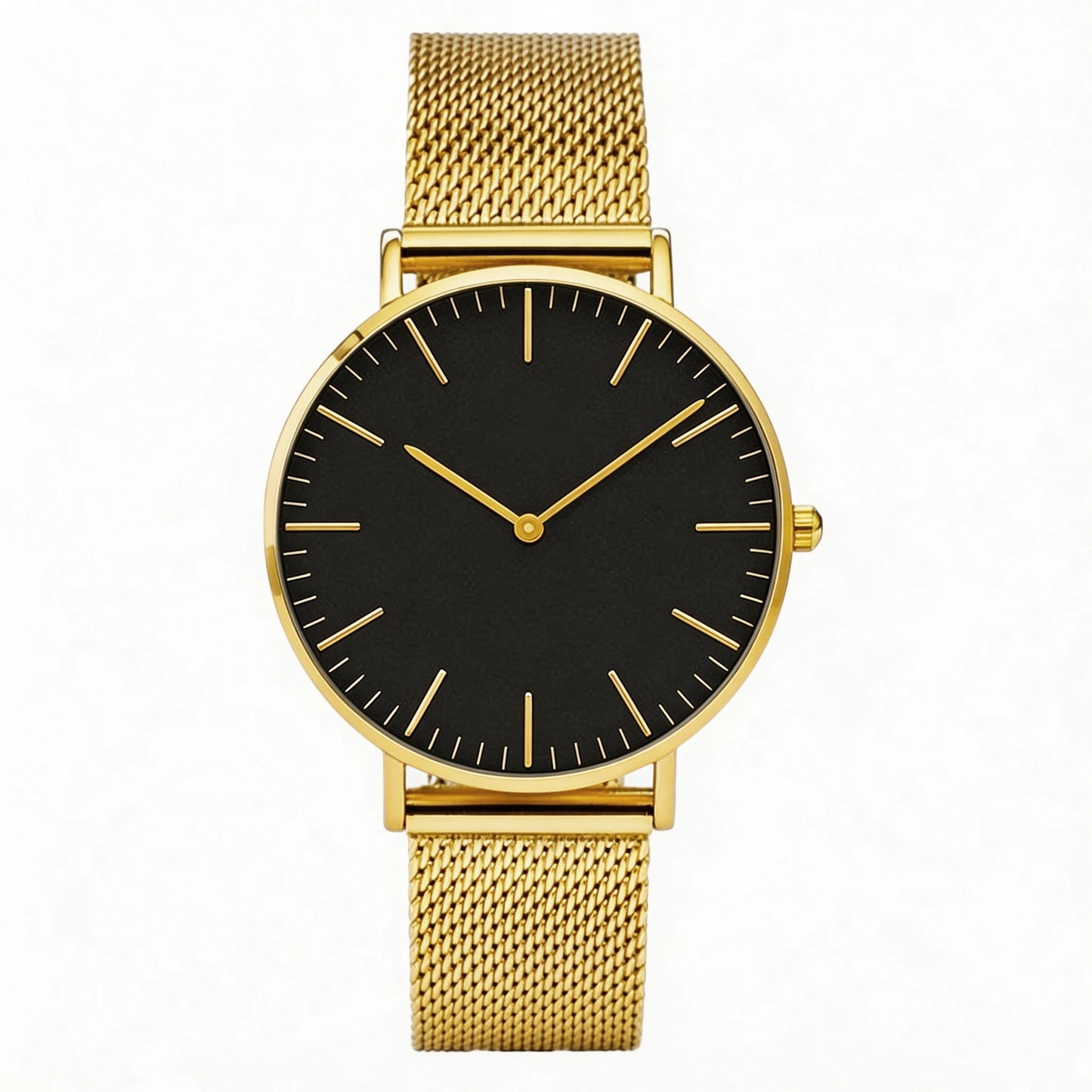 Montre Quartz Fashion TINUORA — Bracelet Acier Inox, Cadran 38mm, Style Luxe Casual, 17 Coloris
