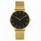Montre Quartz Fashion TINUORA — Bracelet Acier Inox, Cadran 38mm, Style Luxe Casual, 17 Coloris