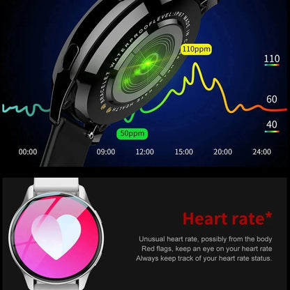 Smartwatch LIGE 0392 — Bluetooth 5.0, Appels, IP68, Charge Magnétique, Cadran Personnalisable
