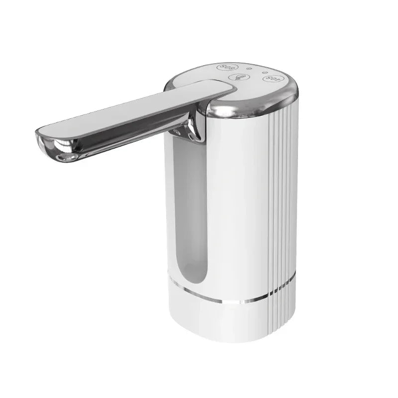 Pompe à Eau Électrique Pliable Rechargeable USB — 1200mAh, Matériau Alimentaire & 1 Semaine d'Autonomie