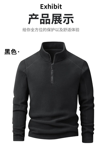 Sweat-shirt surdimensionné pour hommes, automne hiver, polaire épaisse, manches longues, à capuche, mode col montant, pull chaud, 9XL