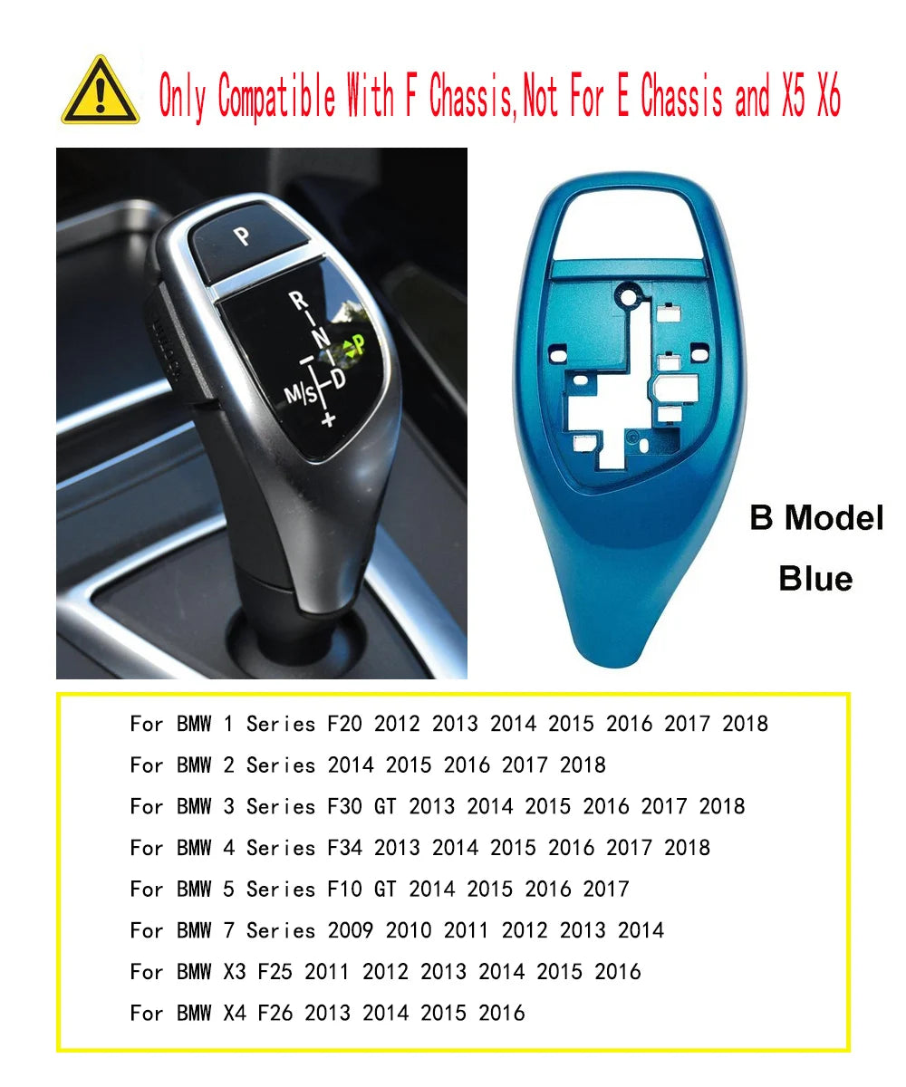 Couvercle de Levier de Changement de Vitesse de Voiture, pour BMW Série 1 2 3 5 7 F10 F11 F01, Châssis M3 M5 F30 F25 F
