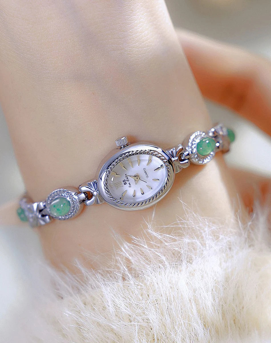 Montre Femme Quartz BS Bee Sister BS-FA1859 — Cadran Ovale 18×22mm, Bracelet Alliage, 3 ATM, 3 Coloris