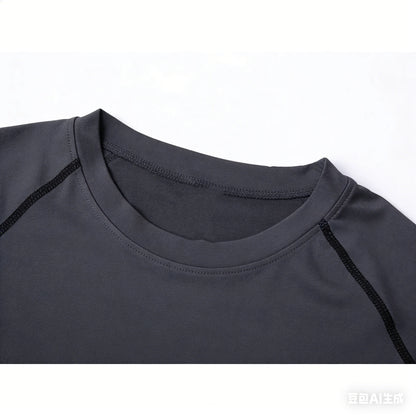T-shirt Sport Homme — Séchage Rapide | Haute Élasticité | Style Anime | Fitness & Musculation | 3 Coloris | S à XXXL