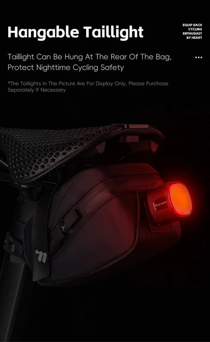 WEST BIKING – sac de selle de vélo Portable, léger 0,8 l, sac arrière de vélo, sac à outils de sport Durable, accessoires de vélo de route et vtt