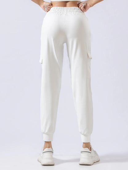 Pantalon de Survêtement Femme en Polaire — Épais & Chaud | Coupe Ample | Pieds Groupés | Cordon de Serrage | 2 Coloris | S–XXL
