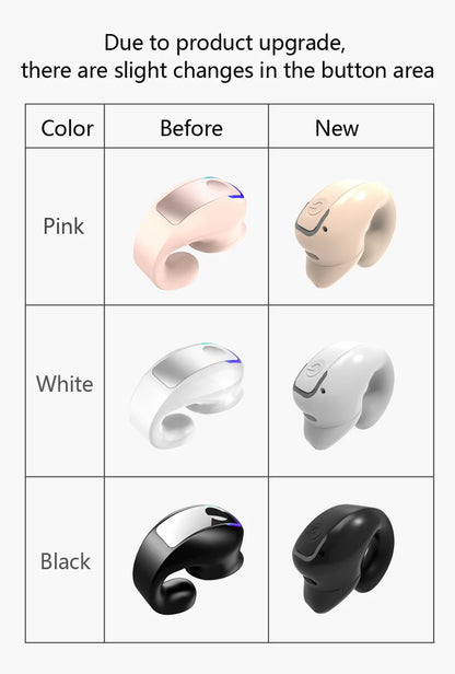 Écouteurs sans fil Bluetooth à conduction osseuse de haute qualité TWS, avec micro, pour le sport et réduction du bruit