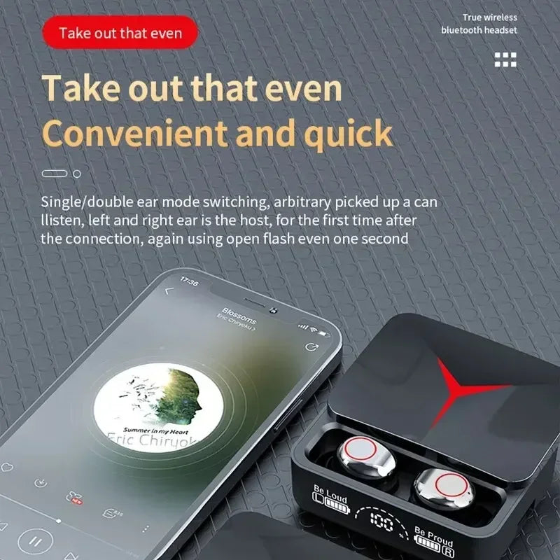 VIKEFON M90 TWS — Bluetooth 5.3 ANC Earbuds | TechNova X