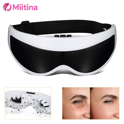 Electric Eye Massager, Eye Vision Improvement, Migraine, Forehead, Eye Care Glasses, Wireless Massage, Vibration, Health Care